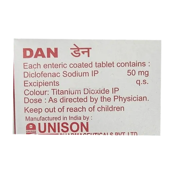 dan 50mg tablet 10's